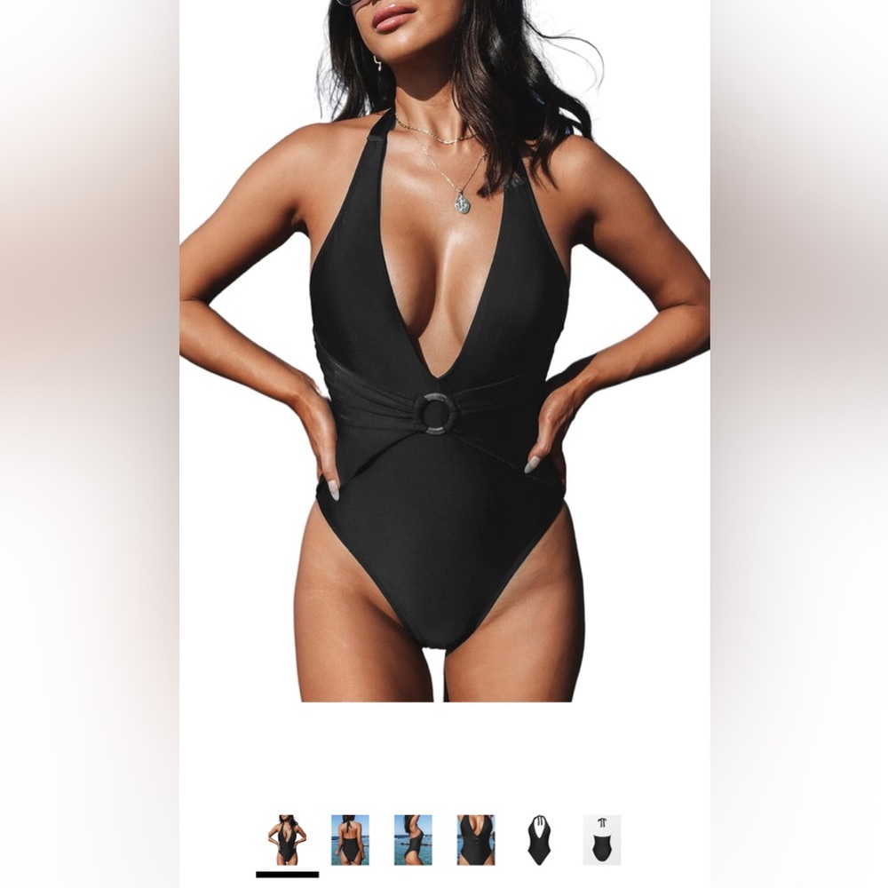 One piece swimsuit, never worn. Size Medium